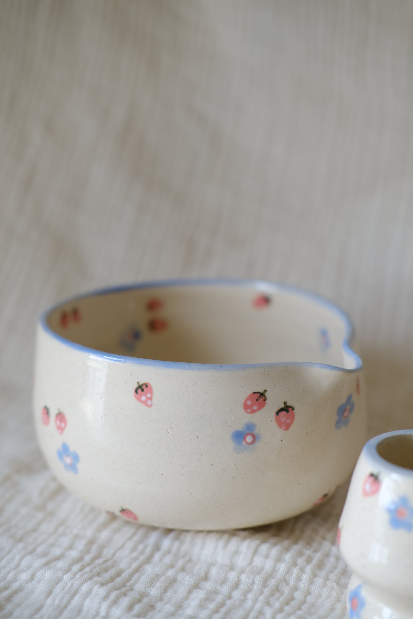 Strawberry Matcha Bowl Set