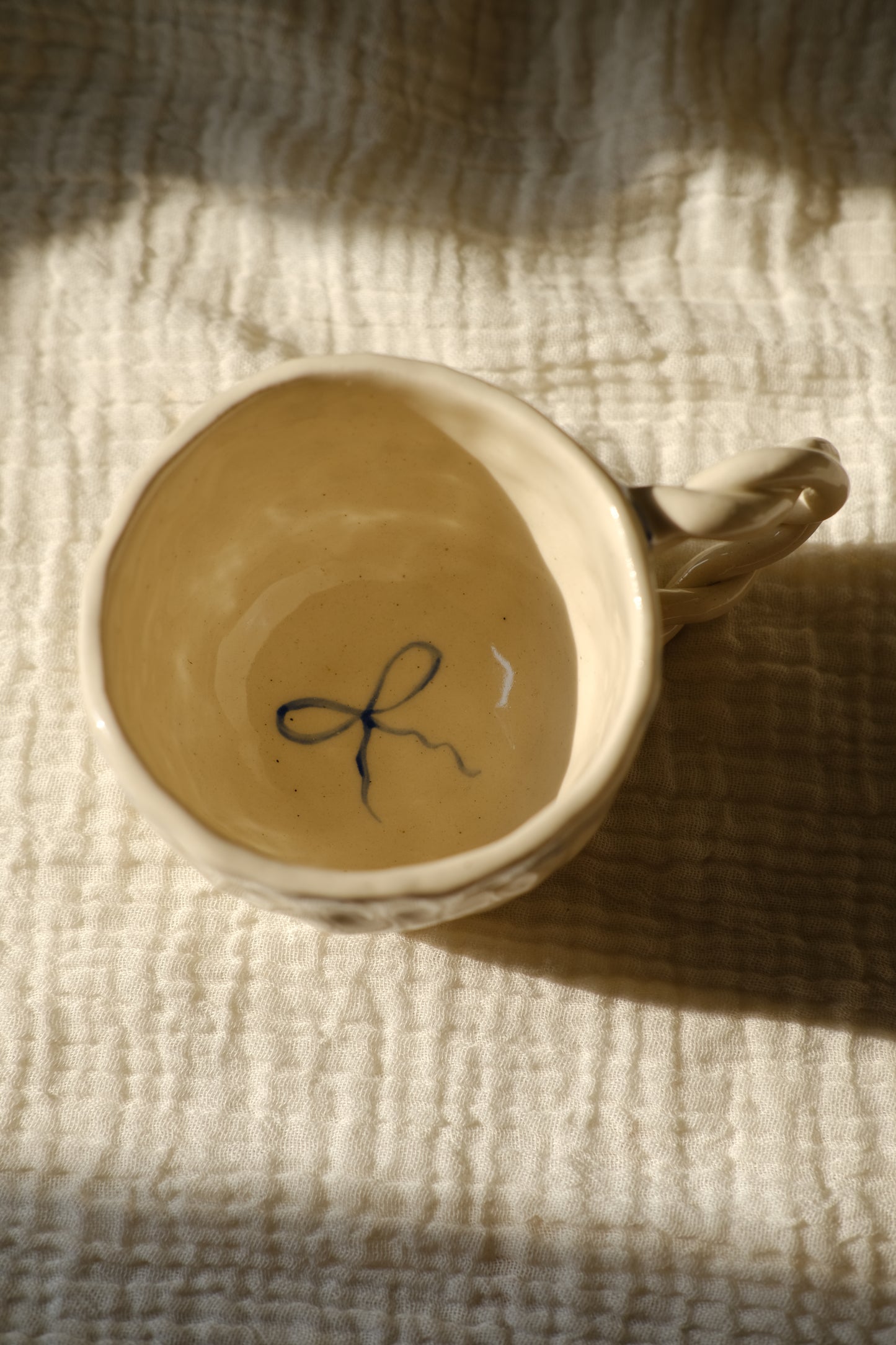 Blue Bow Mug