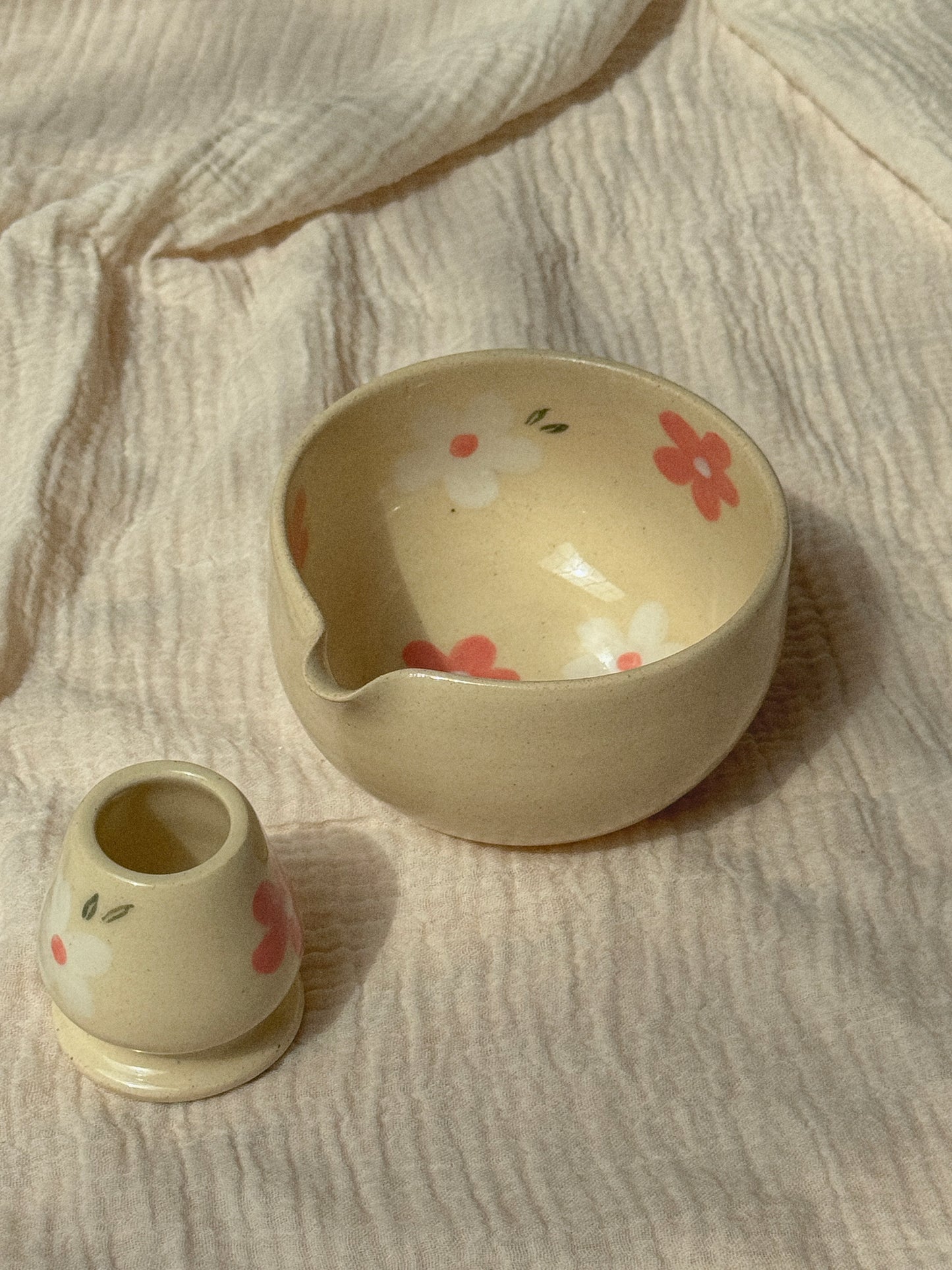 Spring Matcha Bowl Set