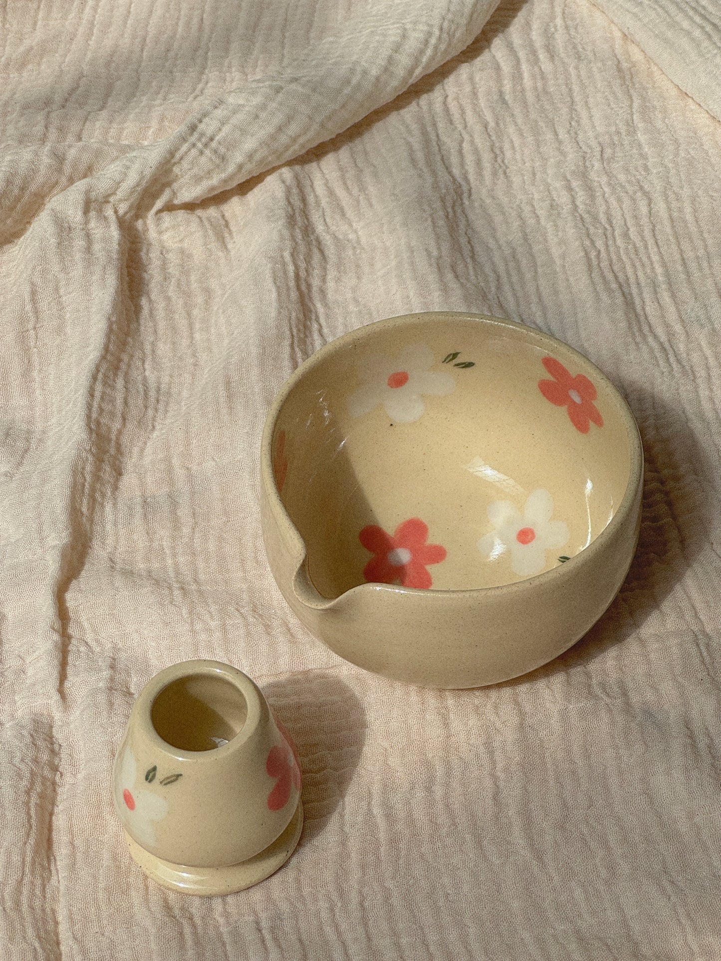 Spring Matcha Bowl Set