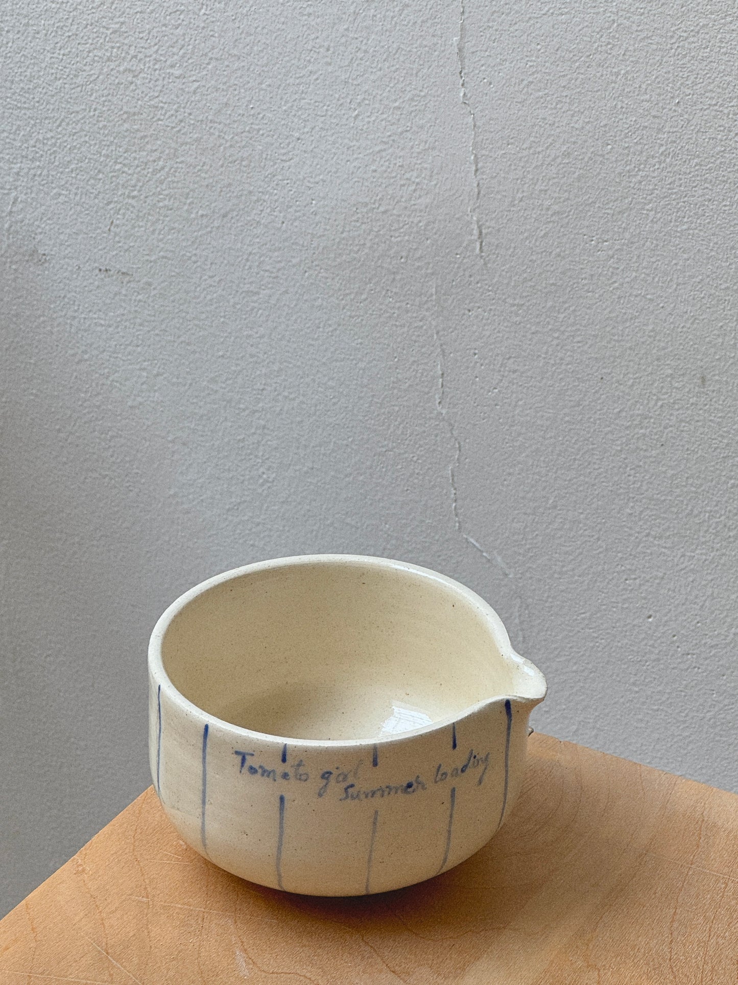 Tomato girl Summer Travel Matcha Bowl