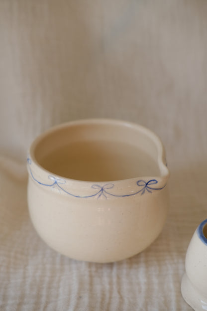 Blue Bow Matcha Bowl