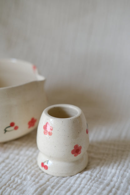 Candied Cherry Matcha Bowl set