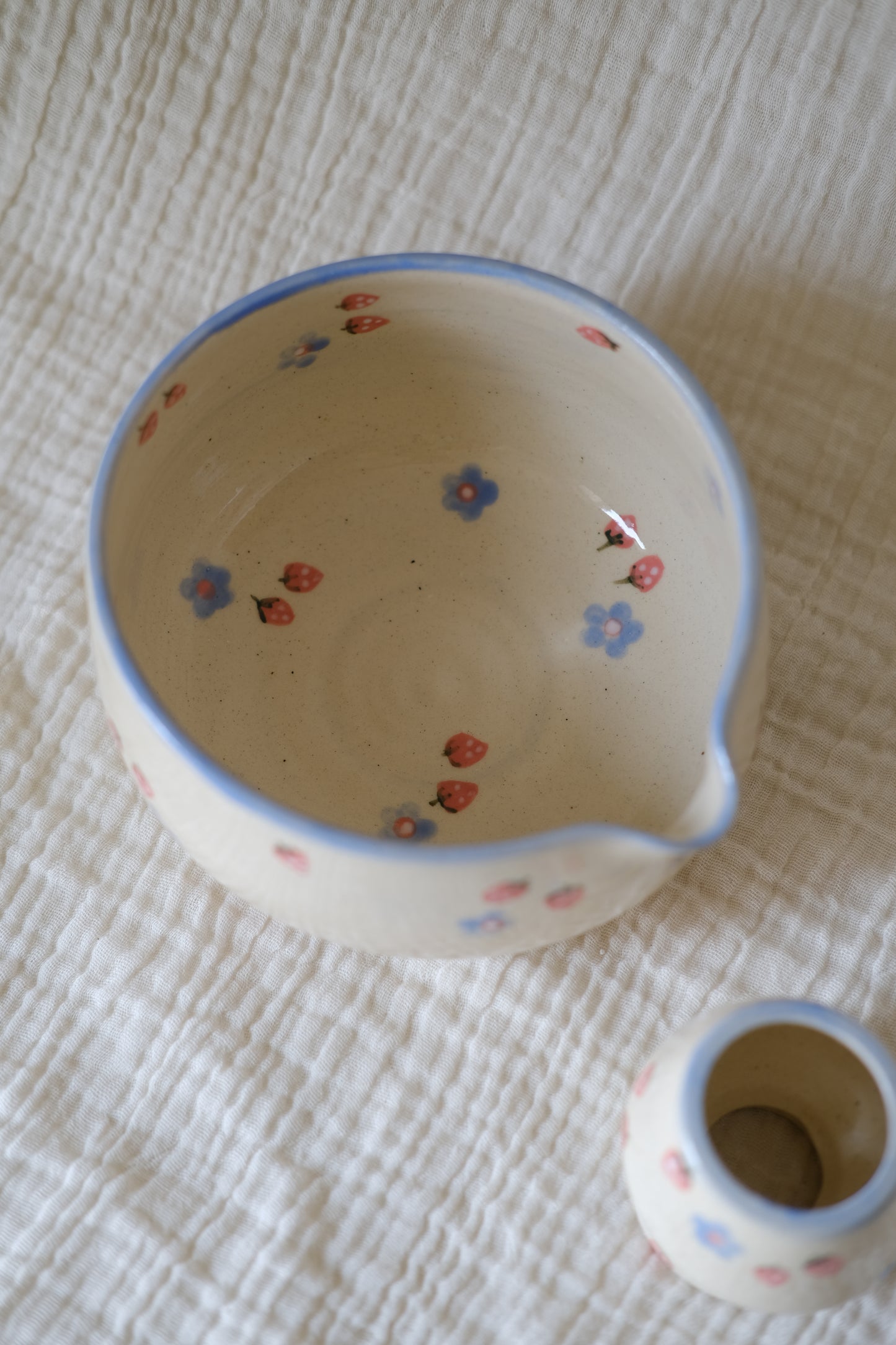 Strawberry Matcha Bowl Set
