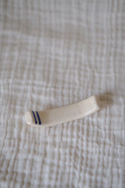 Striped Chashaku (scoop) Rest