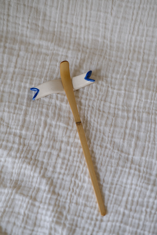Ribbon Chashaku (Scoop) Rest