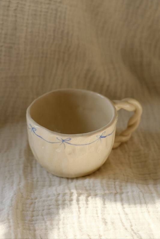 Blue Bow Mug