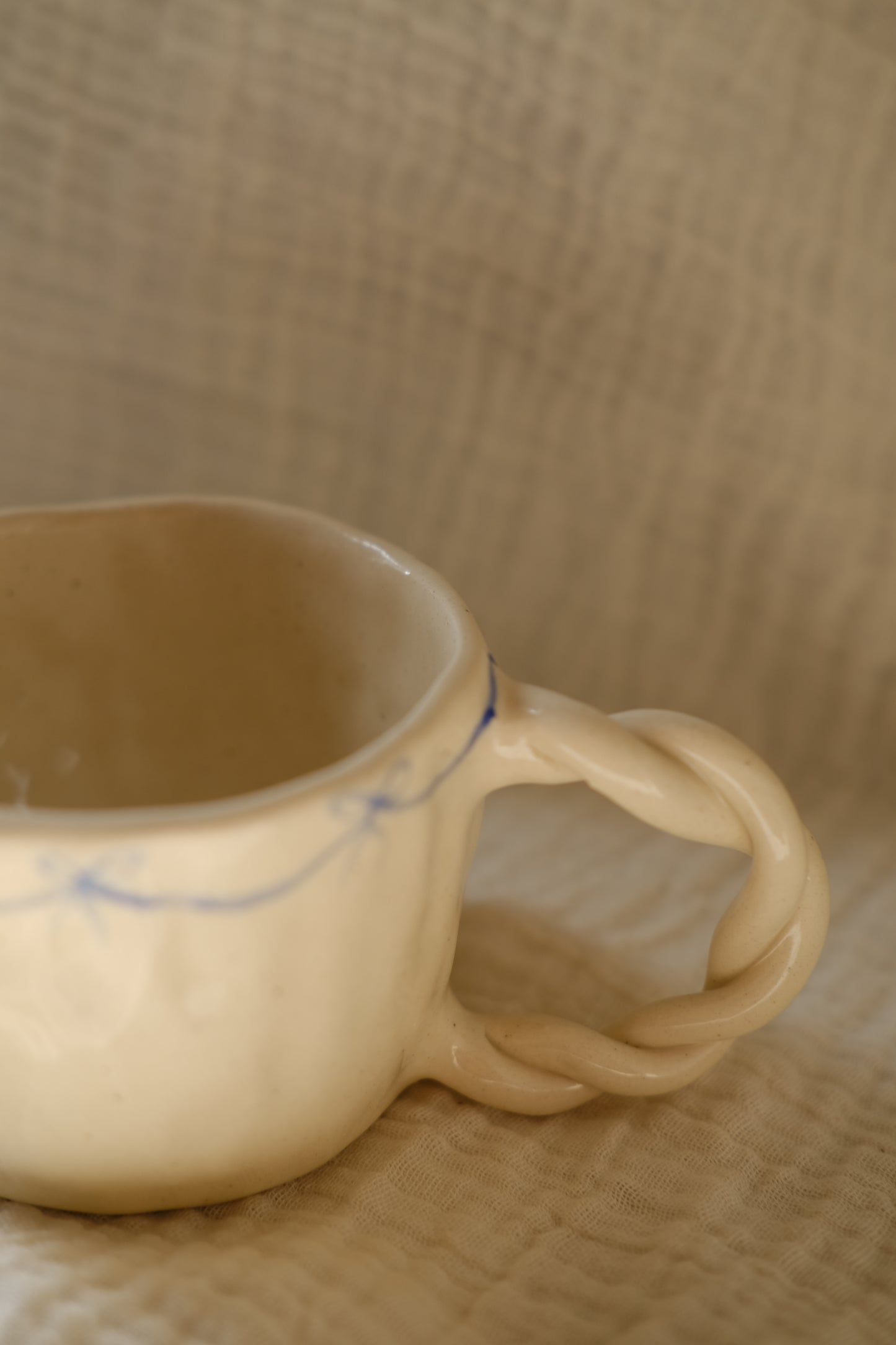 Blue Bow Mug