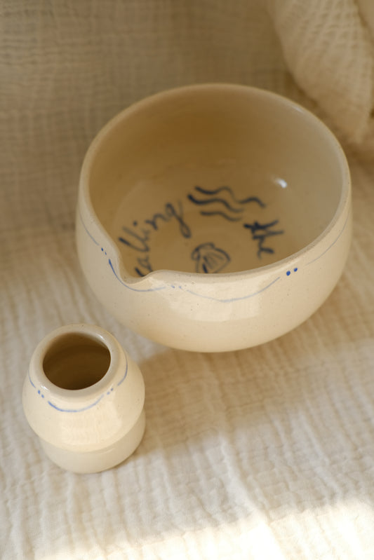 The Sea is Calling Matcha bowl set