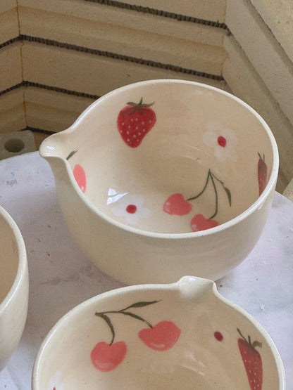 Berry Fields Matcha Bowl Set