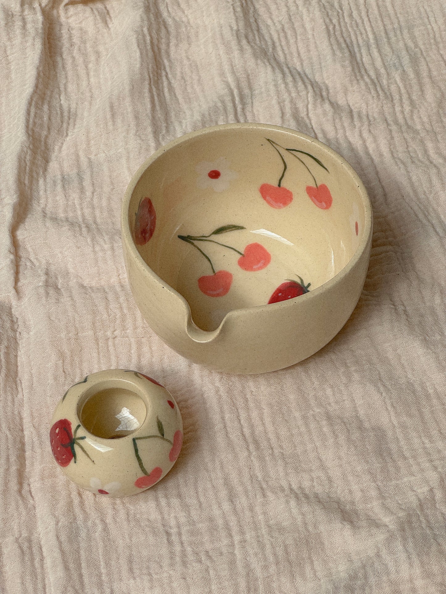 Berry Fields Matcha Bowl Set