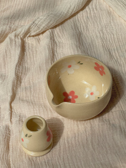 Spring Matcha Bowl Set