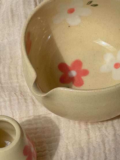 Spring Matcha Bowl Set
