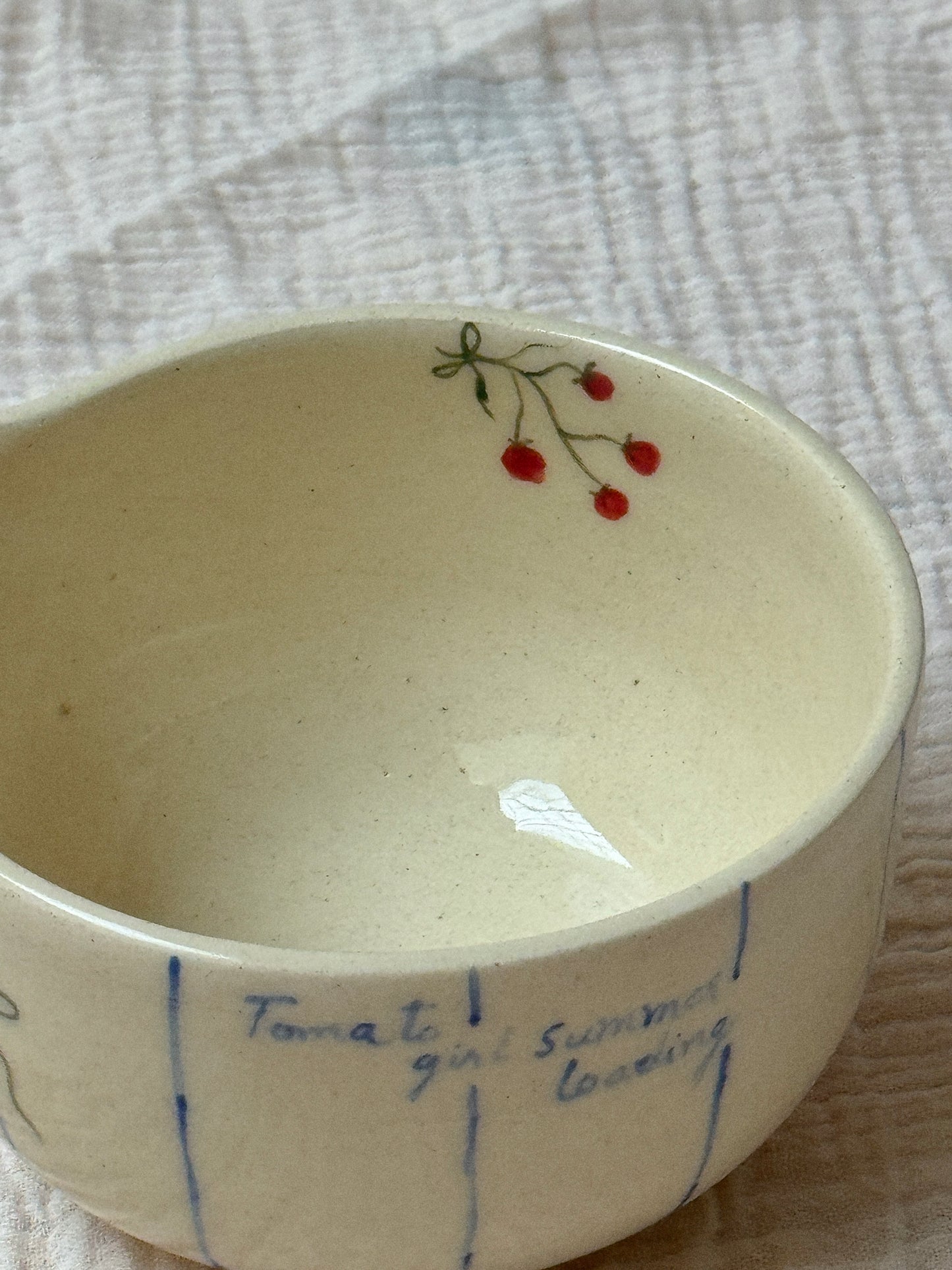 Tomato girl Summer Matcha Bowl