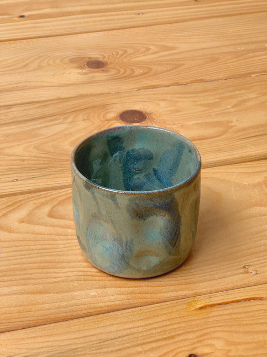 Jade Marbled Pinch Tumbler