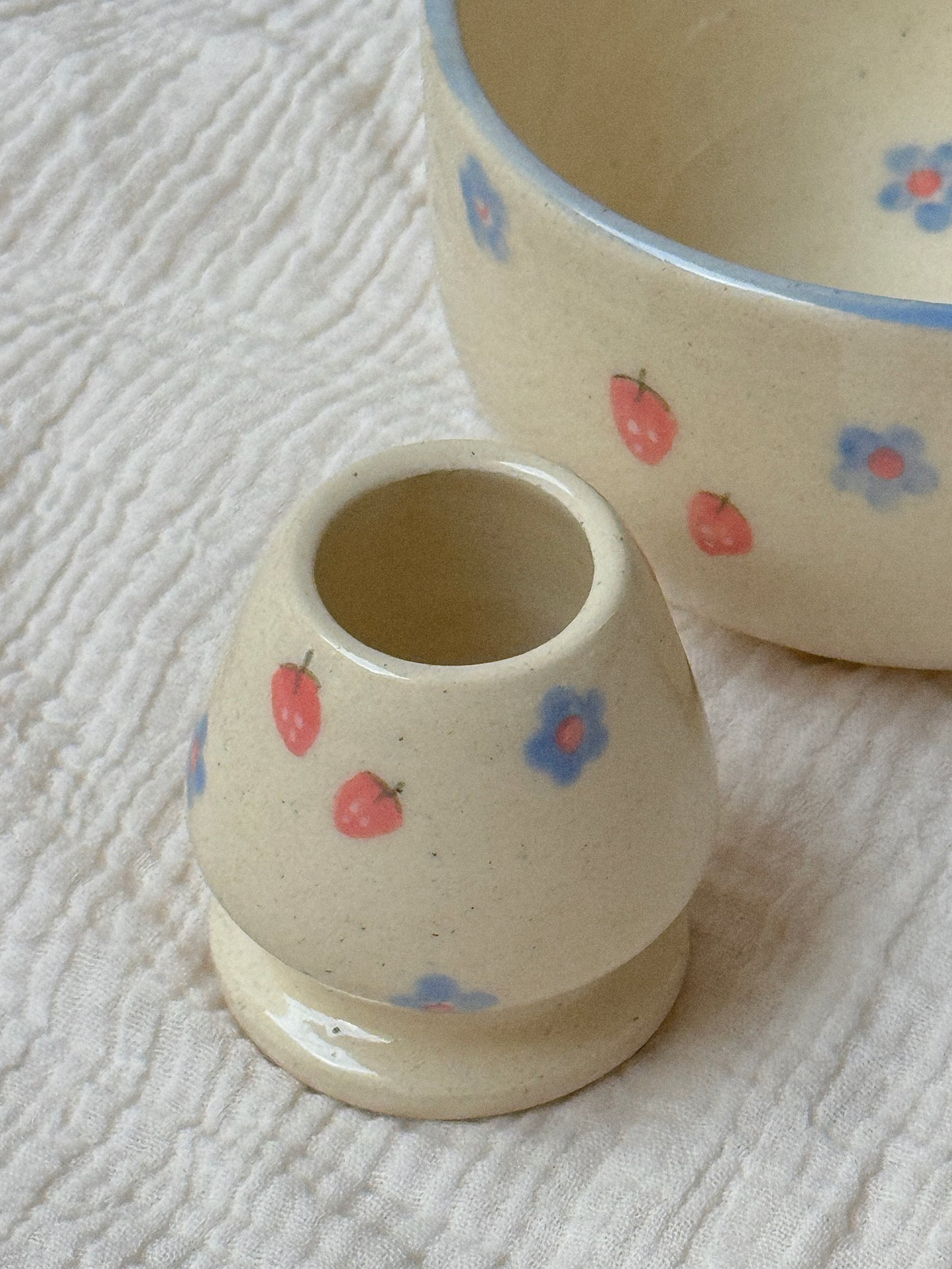 Strawberry Fields Matcha Bowl Set