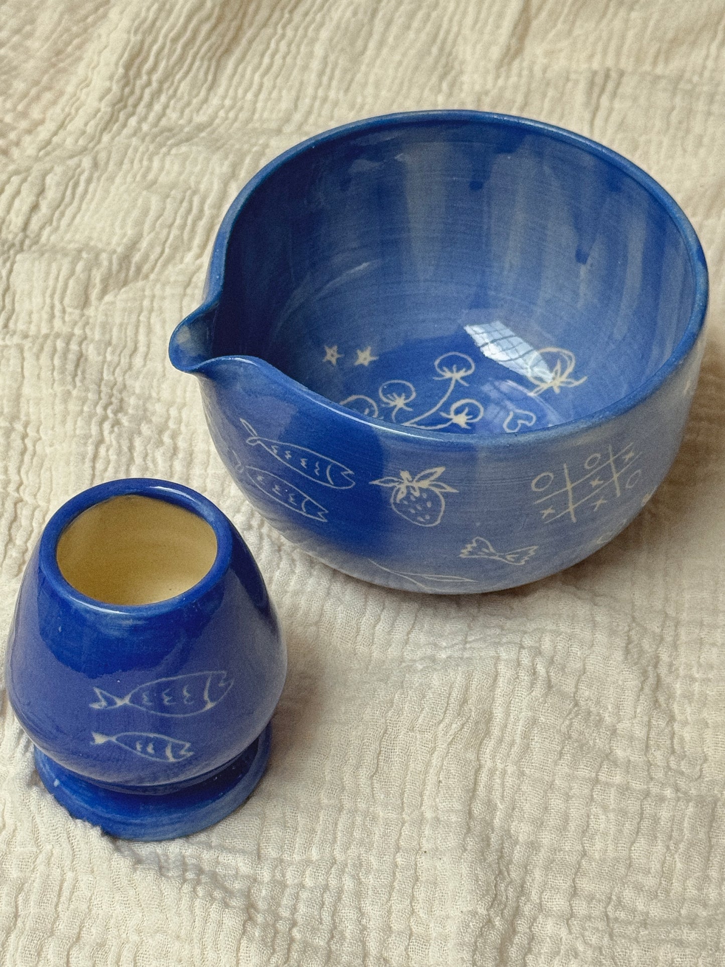 Imperfect_ Read Carefully_ Postcard From Vacation Matcha Bowl Set