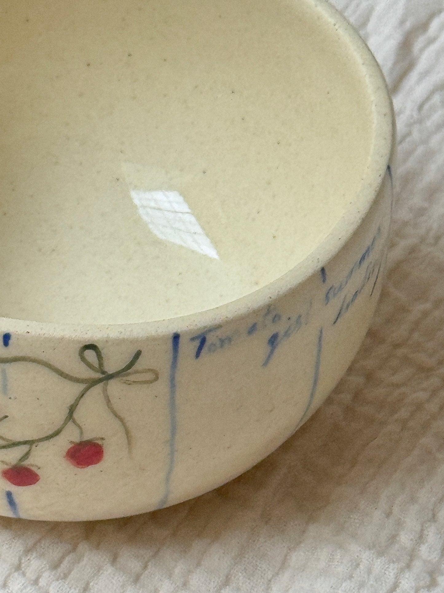 Imperfect_ Read Carefully_  Tomato girl Summer Matcha Bowl