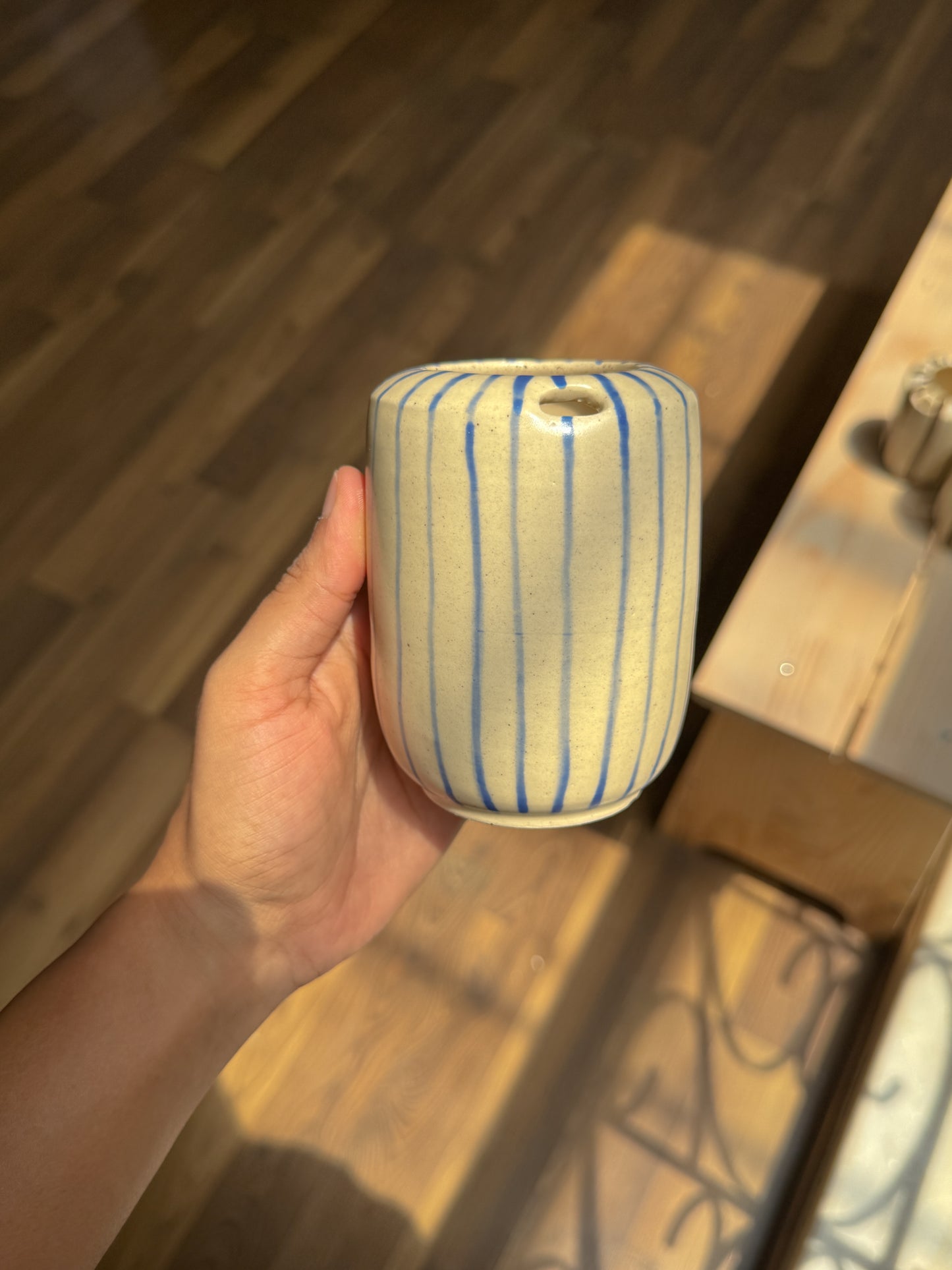 Hooded Denim- Travel Mug- Matte