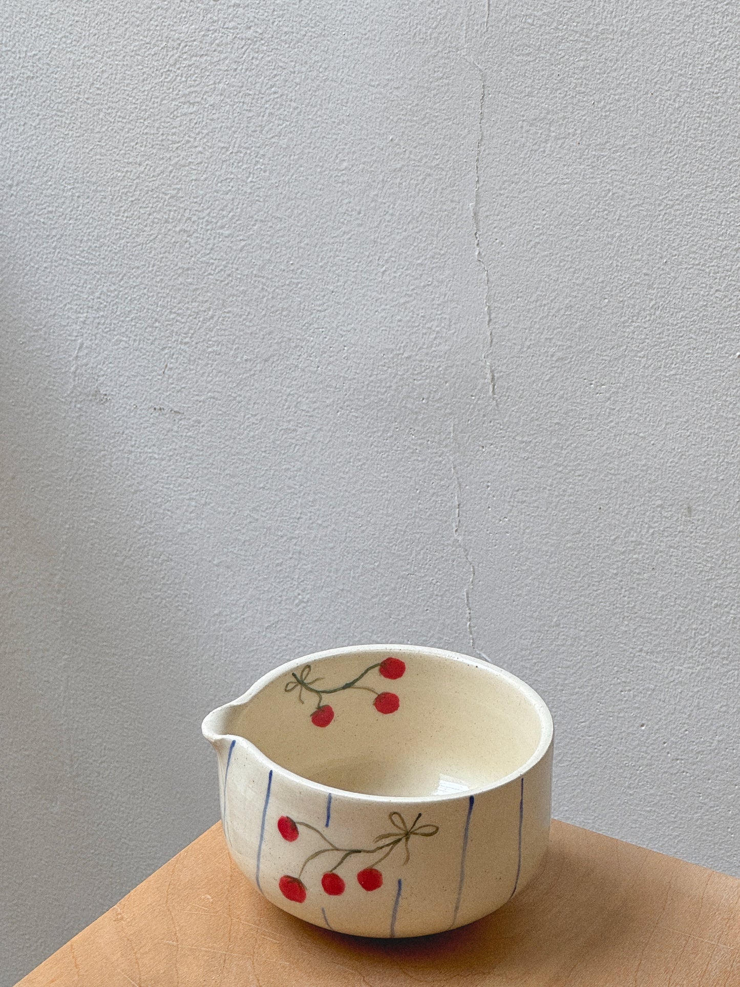 Tomato girl Summer Travel Matcha Bowl