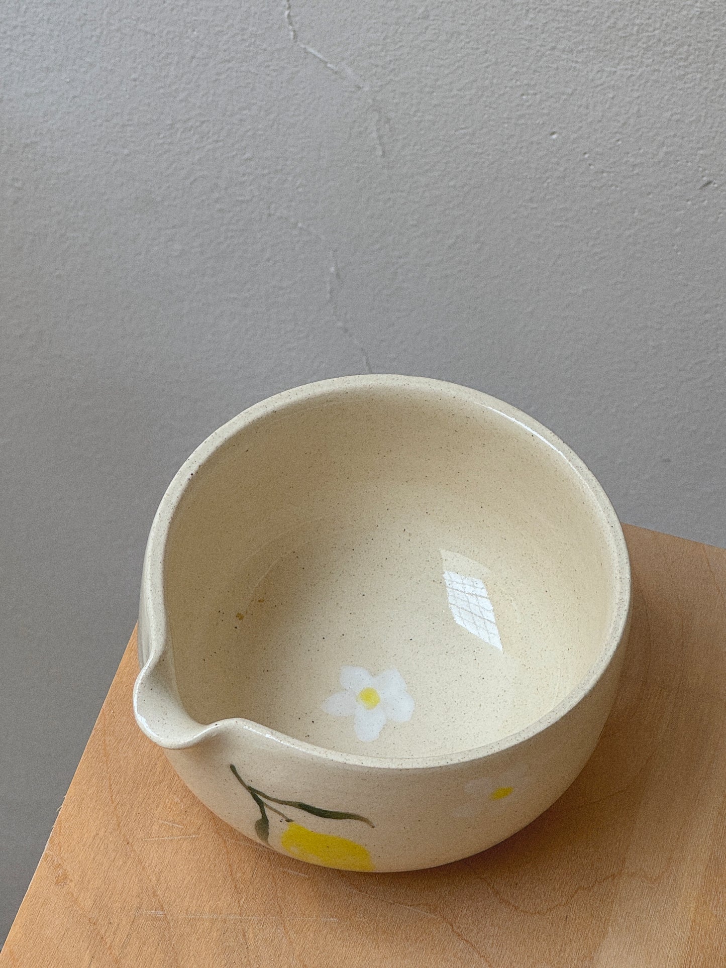 Candied Lemon Travel Matcha Bowl