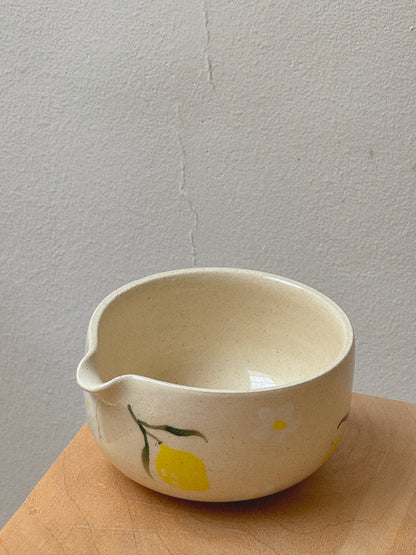 Candied Lemon Travel Matcha Bowl