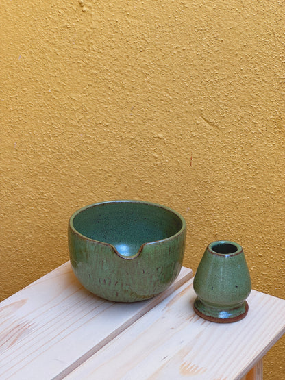 The Forest Matcha Bowl Set