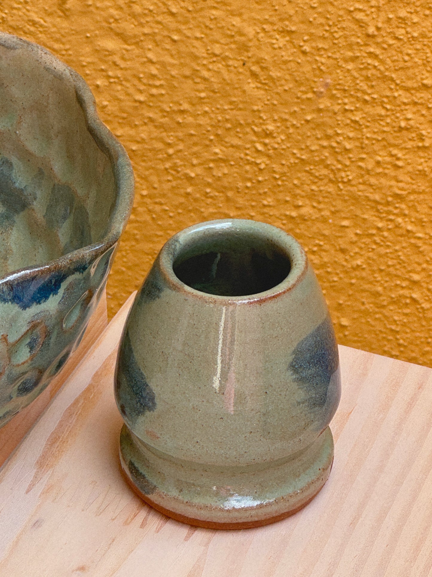 Jade Handpinched Matcha Bowl Set