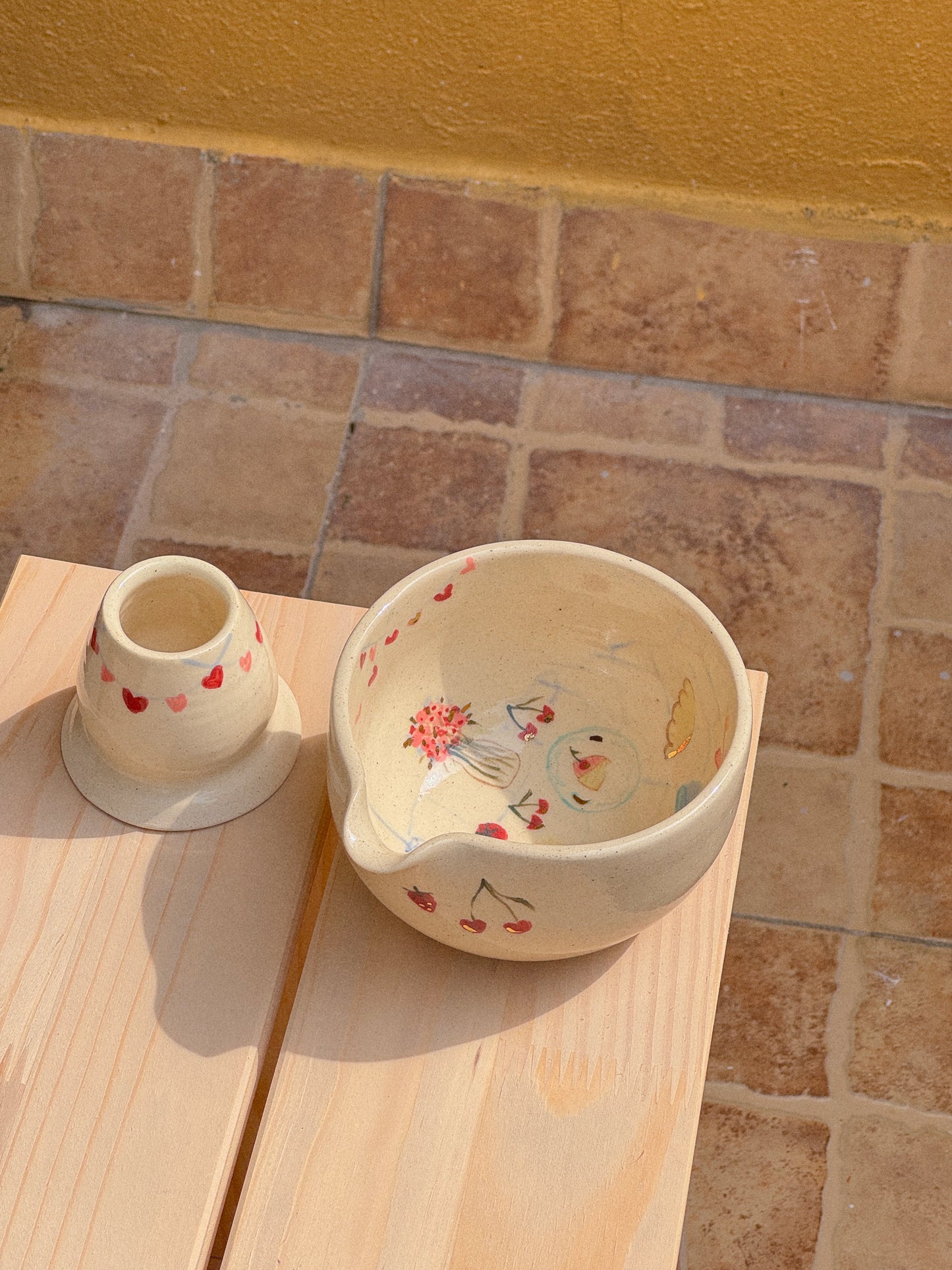Garden Party Matcha Bowl Set