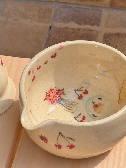 Garden Party Matcha Bowl Set