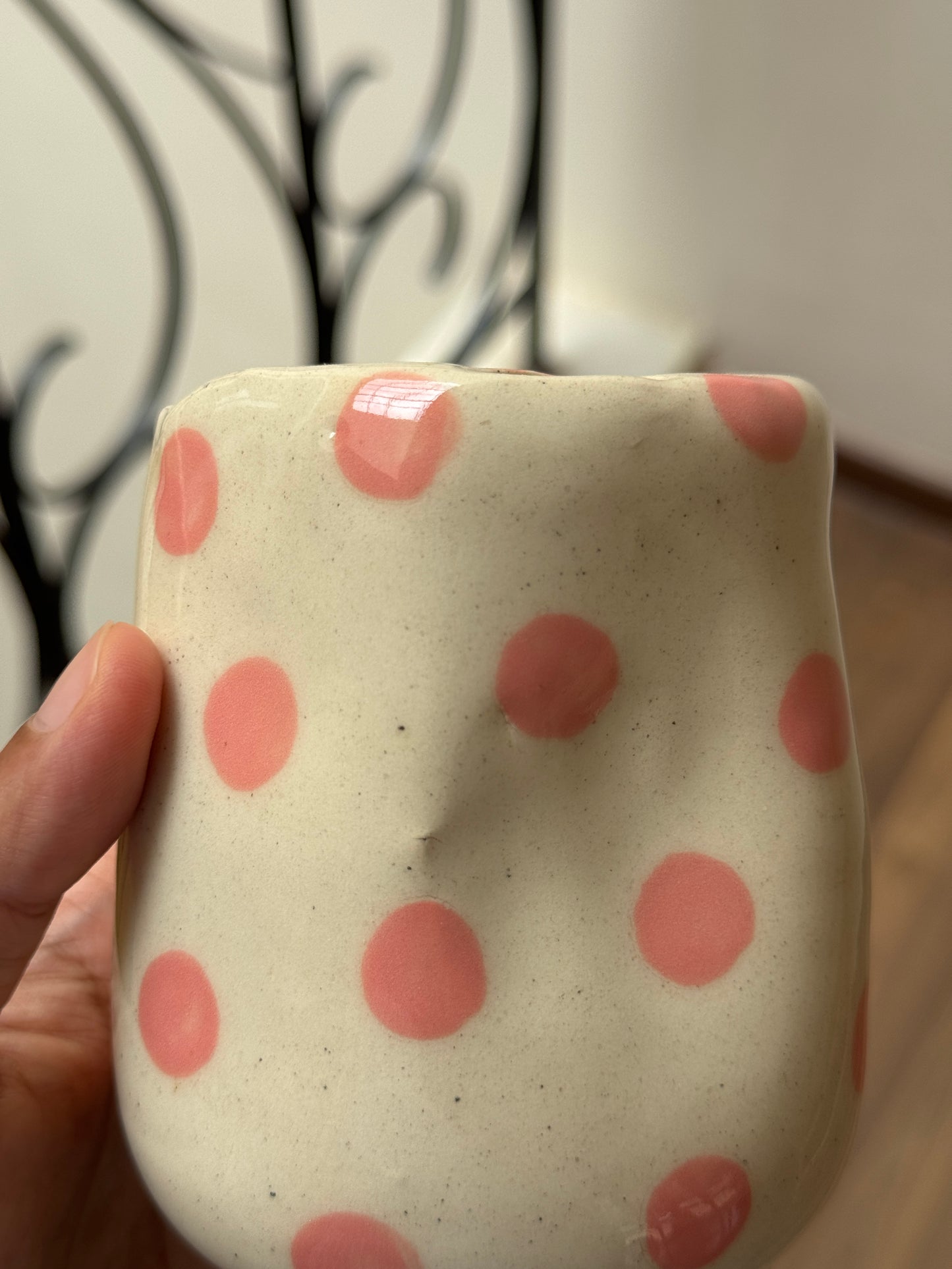 Seconds- Defective- Polka Pop Travel Mug