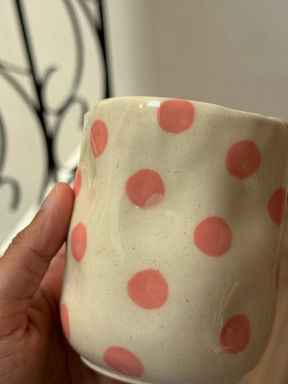 Seconds- Defective- Polka Pop Travel Mug